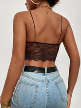 Load image into Gallery viewer, Lace Sexy Camis Ladies Strap Bow Hollow Out Backless Slim Corset Fashion Senior Strapless Nightclub Short Tops
