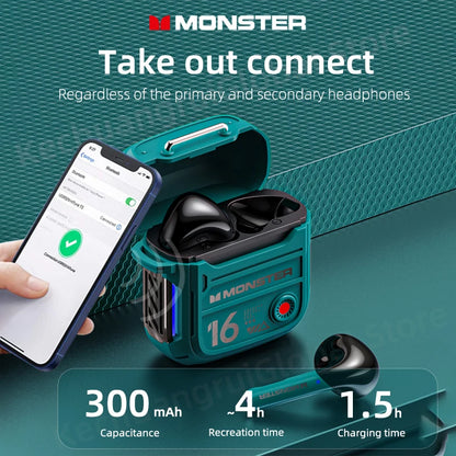 XKT16 Bluetooth 5.3 Earphones Mechanical Design Wireless Headphones Gamer Headset - Shop & Buy