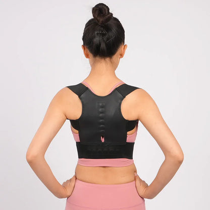 Back Posture Corrector Adjustable Magnetic Shoulder Corrective Therapy Corset Brace Belt Lumbar Support