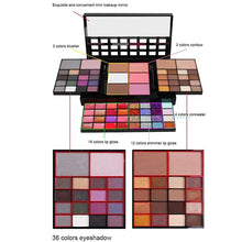 Load image into Gallery viewer, 74 Colors Glitter Eyeshadow Palette Matte Waterproof Long Lasting Pressed Powder Make Up Cosmetics
