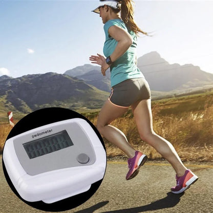 Walking Pedometer Pedometer Waterproof Multifunctional Sports Calorie Counting LCD Display Fitness Equipment