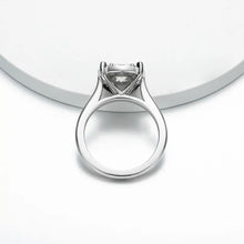 Load image into Gallery viewer, Total 1.5ct All Moissanite Halo Engagement Rings For Women Anniversary Solid 925 Silver
