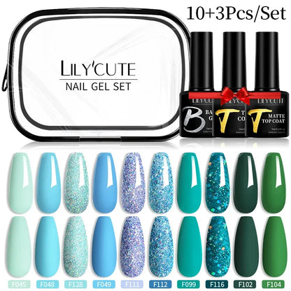 12PCs 7ml Spring Macaron Nail Gel Polish Set Semi Permanent UV Gel For Manicure Soak Off Gel Nail Polish Kit Varnishes - Shop & Buy