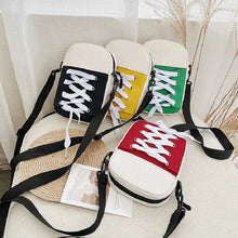 Load image into Gallery viewer, Women Bag Canvas Bag Fashion Creative Personality Shoes Shape Shoulder Crossbody Bag Female Funny Handbag
