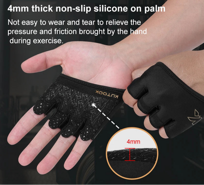 Gym Fitness Half Finger Gloves Men Women for Crossfit Workout Glove Power Weight Lifting Bodybuilding Hand Protector