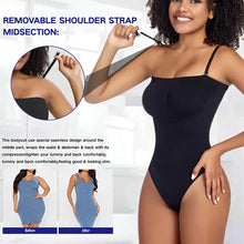 Load image into Gallery viewer, Off Shoulder Bustier Tube Top Strapless Bodysuit Women Thongs Shapewear Tummy Control Body Shaper
