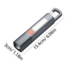 Load image into Gallery viewer, Strong Lighting ABS Flashlamp USB Charging Portable Outdoor Small Flashlight Camping Hanging Lamp
