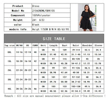 Load image into Gallery viewer, Summer new plus size women&#39;s clothing for fat mm French polka dot slimming dress
