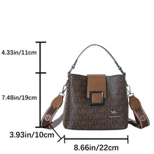 Load image into Gallery viewer, Women&#39;s Shoulder Bucket Bag, Monogram Fashion Handbag, Ladies Large Capacity Tote Bag
