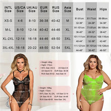 Load image into Gallery viewer, Lace Bodysuit For Women Sexy Rompers See Through Jumpsuit Glamour Underwire
