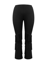 Load image into Gallery viewer, Plus Size pants High Waist Tassel Design Flared Pants Women&#39;s casual trousers
