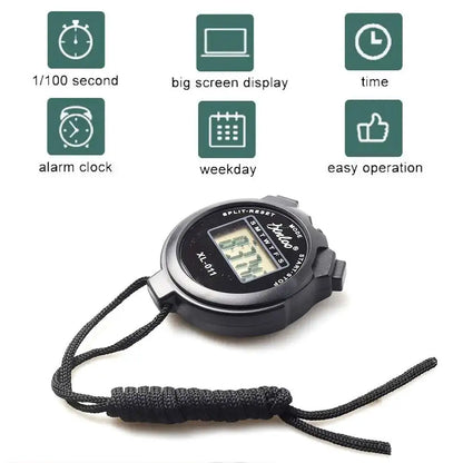 Digital Sports Stopwatch Referee Handheld Stop Watch Exercise Equipment Suitable For Fitness Swimming