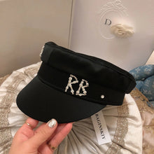 Load image into Gallery viewer, New Brand Designer Winter Hats Women Diamond Letter Stain Newsboy Cap Baker Boy Hat Visor
