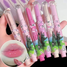 Load image into Gallery viewer, Moisturizing Jelly Mirror Lipstick Waterproof Lasting Clear Heart-shaped Solid Lip Gloss Pen
