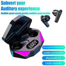 Load image into Gallery viewer, X15 TWS Wireless Earphone Bluetooth Headphone 65ms Low Latency Earbud Esport Gaming Headset Gamer with Mic
