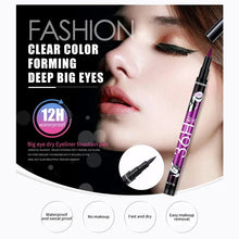 Load image into Gallery viewer, Waterproof Eyeliner Pencil 36H Long-Lasting Liquid Eye Liner Pen Black Liquid Eyeliner
