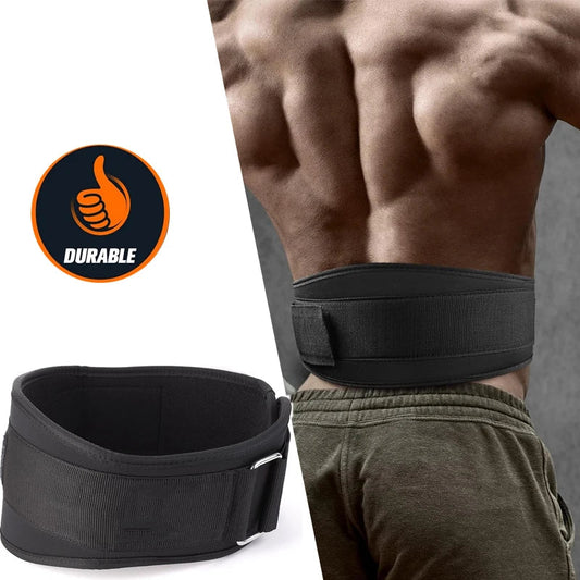 1Pcs Fitness Weight Lifting Belt for Men & Women Gym Belts for Weightlifting, Powerlifting, Strength Training, Squat or Deadlift