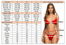 Load image into Gallery viewer, Splicing Ribbed High Cut Female Swimsuit High Waist Bikini Women Swimwear Two-pieces Bikini set Bather Bathing Suit
