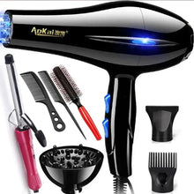 Load image into Gallery viewer, 220V Hair Dryer Professional 2200W Gear Strong Power Blow Hair Dryer Brush
