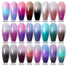 Load image into Gallery viewer, 7.5ml 10/15pcs Thermal Gel Nail Polish Set Temperature Color Changing Semi Permanent Soak Off UV LED Manicure Kit
