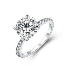 Load image into Gallery viewer, New Brand 18K 14K 10K Yellow Gold Moissanite Ring Round Cut 3.0CT Ring
