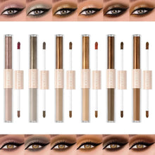 Load image into Gallery viewer, Double End Glitter Matte Eye shadow Stick Pencil Eyeshadow Makeup Waterproof
