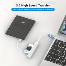 Load image into Gallery viewer, USB HUB 3.0  Extender 4 Port Splitter Adapter OTG Docking Station For Phone Macbook Pro 13 15 Air PC Laptop Computer Hub
