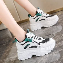 Load image into Gallery viewer, Mix Color Women&#39;s Chunky Platform Sneakers Spring Breathable Vulcanize Shoes
