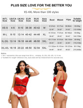 Load image into Gallery viewer, Red Christmas Bodysuits Plush Decoration Romper Costume Teddy Sexy Lingerie New Women Jumpsuits Overalls One Pieces Body
