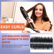 Load image into Gallery viewer, Hair Curling Iron Brush Ceramic Ionic Hair Curler Straightener Hot Brush
