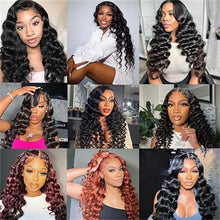 Load image into Gallery viewer, 10-26 Inchs Loose Wave Bundles Human Hair No Closure 3 PCS Brazilian Human Hair Extensions Weave Hair
