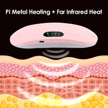 Load image into Gallery viewer, Menstrual Heating Pad Smart Warm Palace Belt Relief Waist Pain Cramps Vibrating Abdominal Massager
