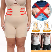 Load image into Gallery viewer, Plus Size Womens Shapewear High Waisted Body Shaper Tummy Control Panties Obesity Slimming Shapers
