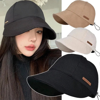 Women's Sunscreen UV Protection Hat UFP 50+ Fisherman Cap Sun Hat Portable Foldable Wide Brim Sun Bucket Hats - Shop & Buy