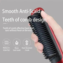 Load image into Gallery viewer, Professional Quick Heated Electric Hot Comb Hair Straightener Professional Negative Ion Hair Straightener
