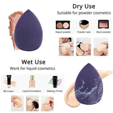 Load image into Gallery viewer, 12pcs Makeup Sponge Blender Beauty Egg Soft Cosmetic Puff Foundation Sponges Powder Puff
