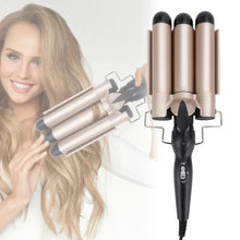 Load image into Gallery viewer, 3 Tubes Hair Curling Iron  25 32mm Electric Hair Curlers Wave Hair Style Triple Barrel Egg Roll Hair Styling Beauty Hair Device
