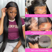 Load image into Gallery viewer, 13X4 Lace Frontal Wig Straight 13x6 HD Lace Front Human Hair Wigs For Black Women Bone Straight Wigs
