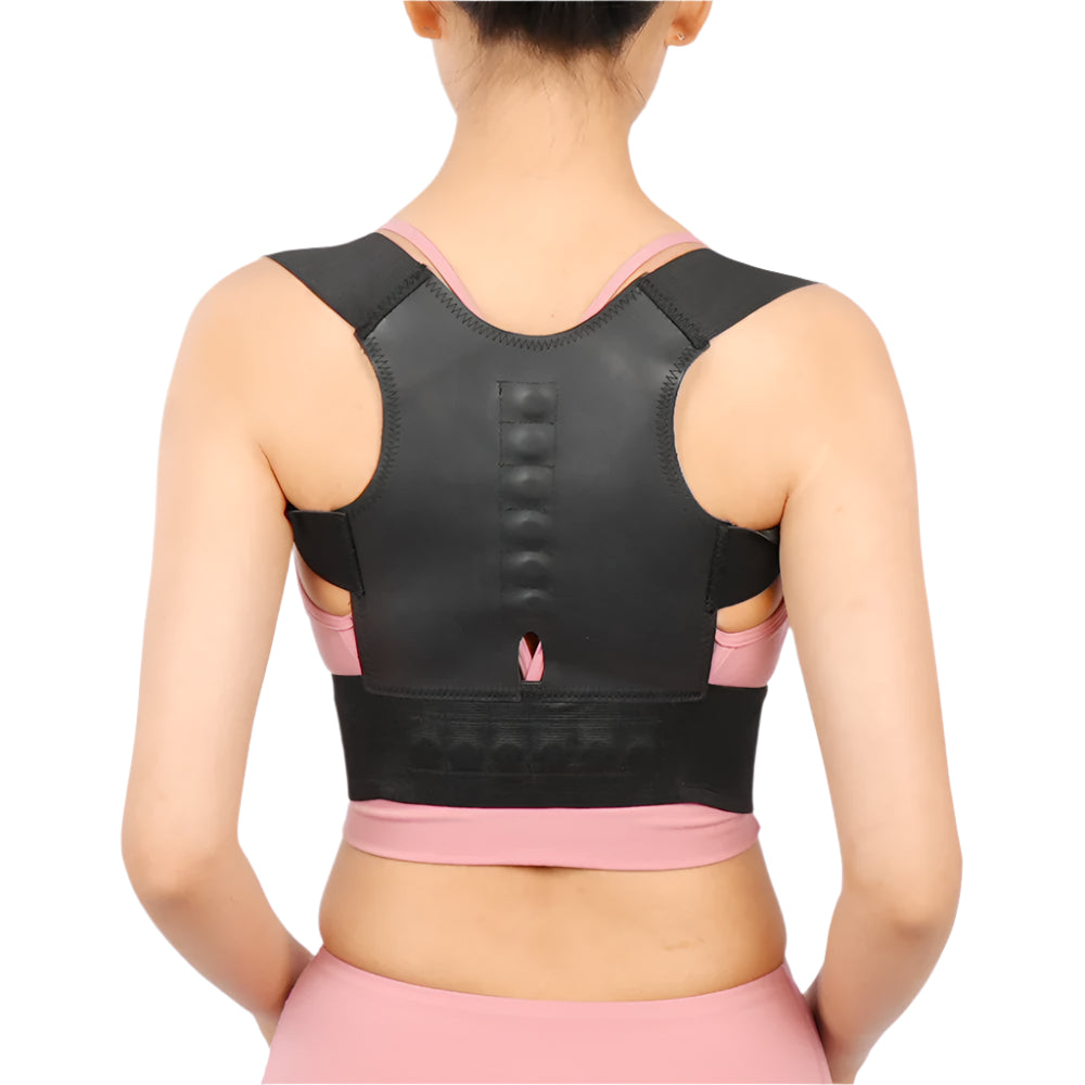 Back Posture Corrector Adjustable Magnetic Shoulder Corrective Therapy Corset Brace Belt Lumbar Support