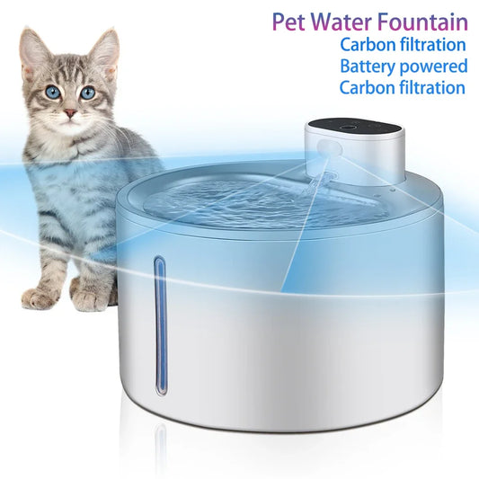 4L Wireless Cat Water Fountain with Sensor Automatic Drinking fountain for cat dog Pet Water Dispenser Cat accessories