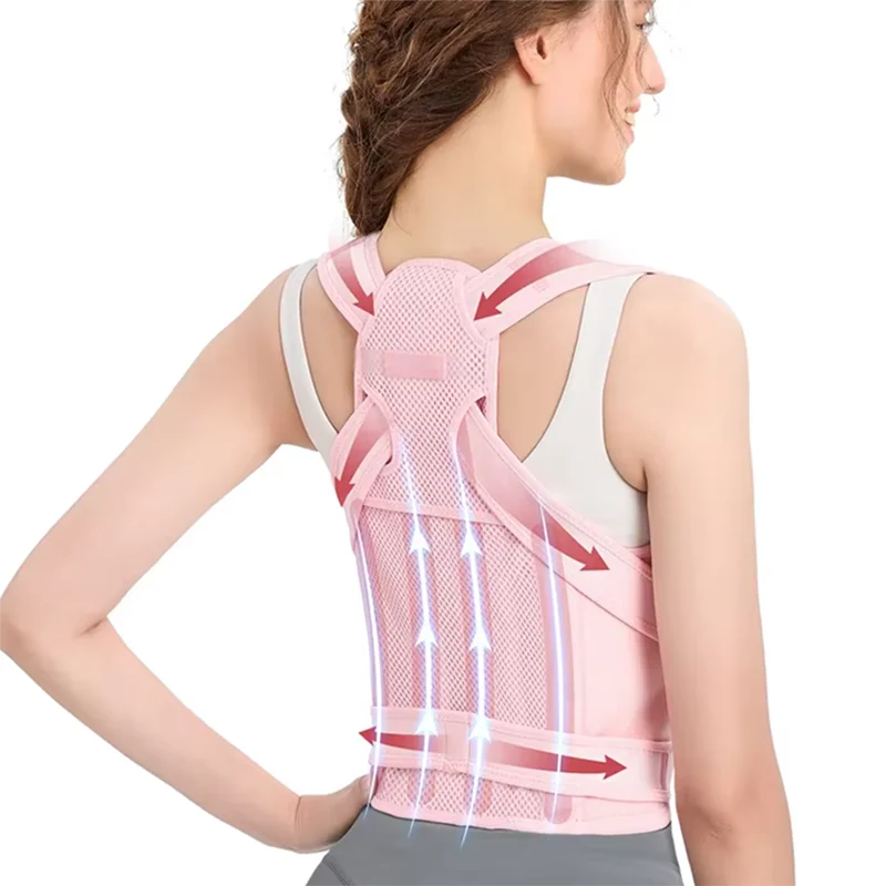 Back Brace Posture Corrector for Women: Shoulder Straightener Adjustable Full Back Support Upper and Lower Back Pain Relief