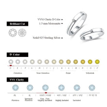 Load image into Gallery viewer, New Luxury Classic Moissanite Ring for Men Women Engagement Rings
