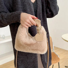 Load image into Gallery viewer, New Woman Soft Plush Shoulder Bag Handbag Daily Autumn Winter Korean Version Fashion Simple Crossbody Bag
