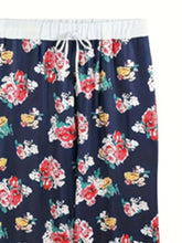 Load image into Gallery viewer, Plus Size Floral Print Drawstring Waist Pants, Elegant Pants For Spring &amp; Summer, Women&#39;s Plus Size Clothing
