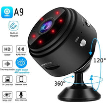 Load image into Gallery viewer, A9 Mini Camera HD 720P Intelligent Home Security IP WiFi Camera Monitor Mobile Remote Camera Mobile Remote Application
