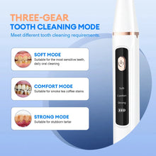 Load image into Gallery viewer, Ultrasonic Dental Scaler Electric Teeth Cleaner Tooth Whitening Sonic Stone Plaque Scalers Tartar Stains Dental Calculus Remover
