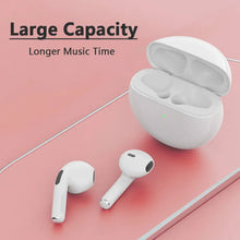 Load image into Gallery viewer, Bluetooth Earphones for iPhone Wireless Bluetooth Headset Pro 6 TWS Noise Cancelling Earbuds with Mic
