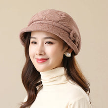 Load image into Gallery viewer, Ladies Party Hat Middle-aged and Elderly Warm All-match Basin Hats Autumn and Winter Fashion
