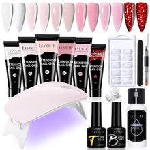 Load image into Gallery viewer, Nail Gel Set 6W LED Lamp Full Manicure Set Vernis Semi Permanent Quick Extension Nail Kit Gel Set For Nails Tool Kit
