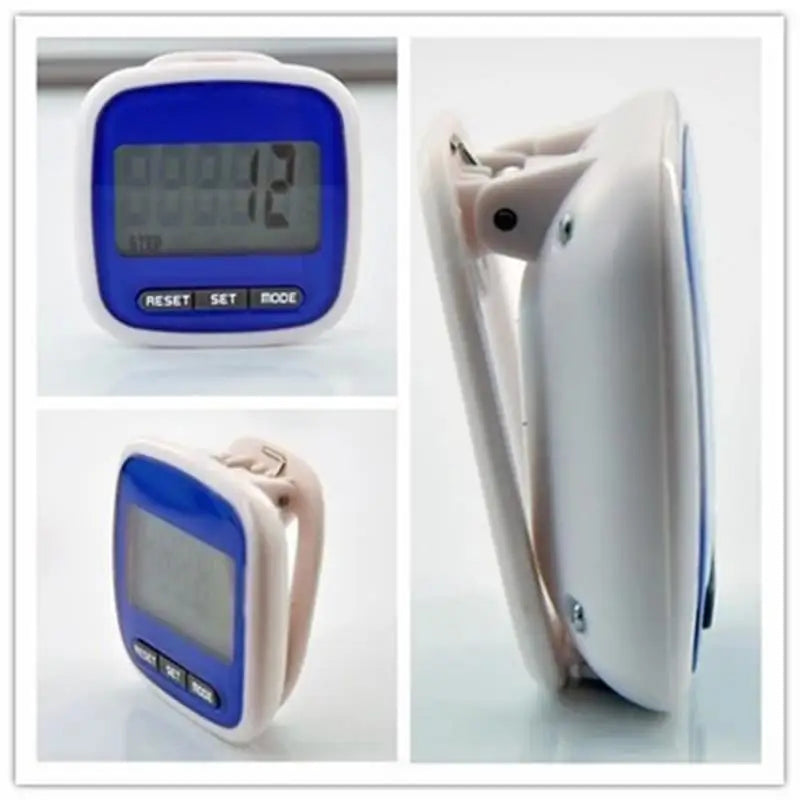 3D Walking Pedometer Waterproof Multifunctional Sports Calorie Counting LCD Display Fitness Equipment